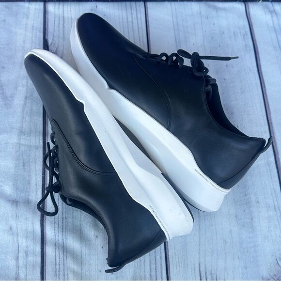 NEW! Cole Haan Runox C40269 Crosscourt Men’s 11 Black Leather Shoes Grand 360 - Picture 7 of 7